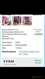 Barbie domcek Kidkraft