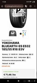 YOKOHAMA BLUEARTH-ES ES32 185/55 R16 83V - 1