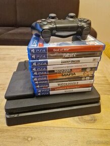 PS4 slim 500GB + 500 GB