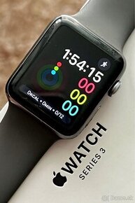 Apple Watch Series 3, sivé, 42mm