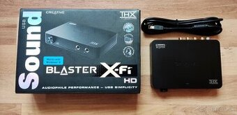 Externá zvuková karta Creative Sound Blaster X-Fi HD