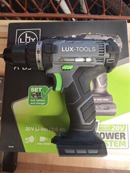 LUX-TOOLS 1  Aku vrtací šroubovák A-BS-20 Set,nový