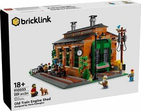 P: Lego Old Train Engine Shed 910033