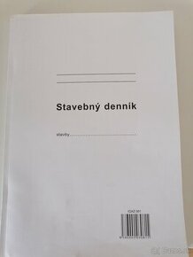 Stavebný denník - 1