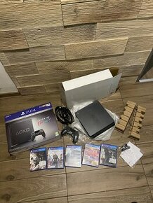 Playstation 4 slim 1TB + 5x hra