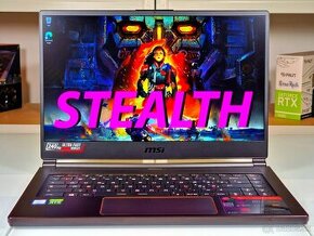 Herný notebook MSI STEALTH | 240Hz | RTX 2060 | ZÁRUKA - 1