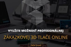 3D tlač - webstránka na predaj