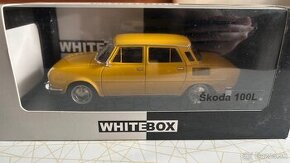 ŠKODA 100L žltá - WhiteBox 1/24