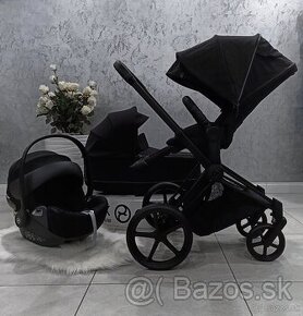 TROJKOMBINÁCIA CYBEX PRIAM PLATINUM ALL BLACK