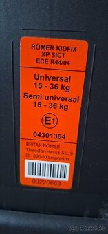 Autosedačka Britax Rőmer IsoFix - 1