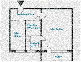 2 izb. byt, TUPOLEVOVA, zrekonštr. podľa Vašich predstáv