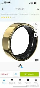 SMART PRSTEŇ ULTRAHUMAN RING AIR BIONIC GOLD