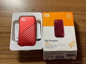 WD My Passport SSD 2TB červený red WDBAGF0020BRD-WESN