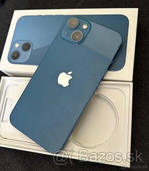 iPhone 13 128GB blue - ako nový , záruka