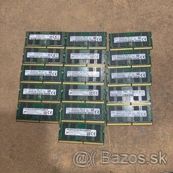 Predám ram pamäte do notebookov SODIMM DDR4 s kapacitou 16GB