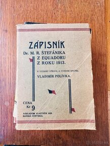 Zápisník Dr. M.R. Štefánika z Ekvádoru z roku 1913