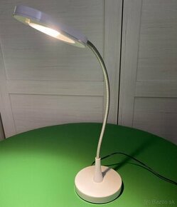 Biela LED stolná lampa