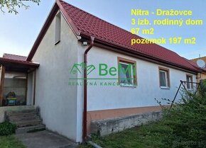 Rodinný dom (3 izb.) za cenu bytu, Nitra - Dražovce