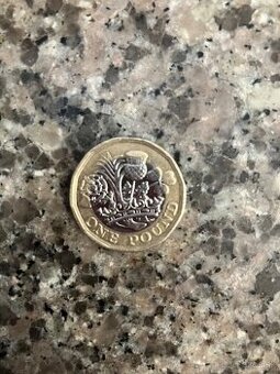 One pound Elizabeth II. 2017