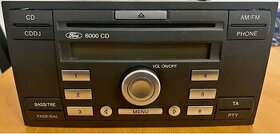 Autoradio FORD 6000 CD + original kód - jasný původ - 1