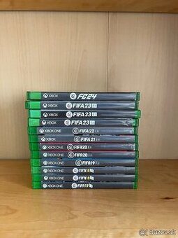 Predám hry na Xbox One / Series FC 24, FIFA 23, 22, 21...