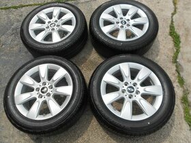 17"-LETNA SADA KOLIES NA PREDAJ 225/55R17 5x112 ORIG. MINI. - 1