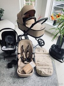 EASYWALKER SET XXL kočík kombinovaný Jimmey Sand Taupe s pří