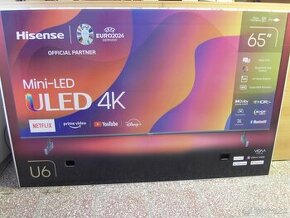 4K Ultra HD Smart TV Hisense 65U6KQ-TAKMER NOVÝ