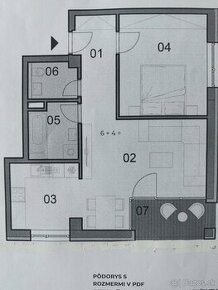 2-izbový byt v novostavbe 62,7 m2 Trenčín-Zámostie - 1