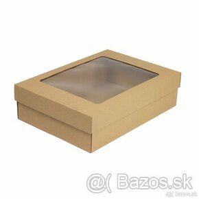 Darčeková krabička s priehľadným okienkom (40ks)