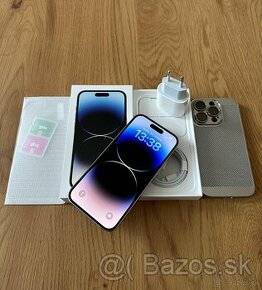 iPhone 14 Pro 128 gb Silver - komplet príslušenstvo, záruka