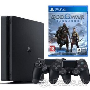 PlayStation 4 Slim 500 GB + 2x ovládač