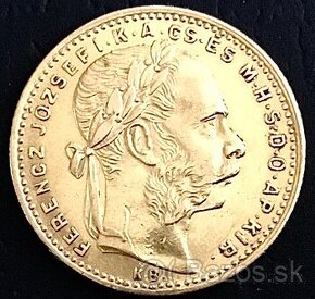 8 Zlatník/20 Frank 1884 KB FJI