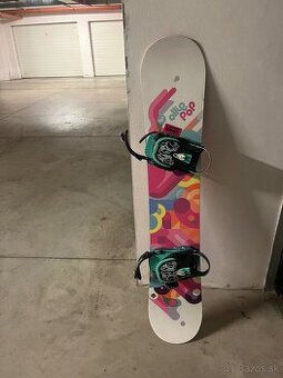 Roxy snowboard 148 s viazaním