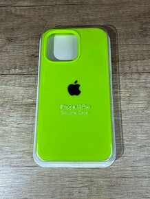 Apple iPhone 13 Pro silikónový kryt - Neónovo zelená farba