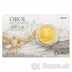 Zlatá minca 1oz Orol 2020 1. ročník - 1