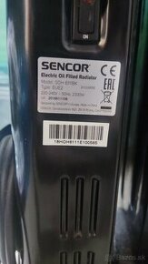 olejový radiátor sencor soh 6111bk