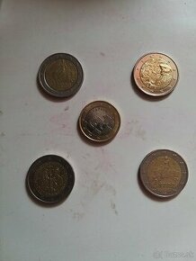 2euro1 euro mince