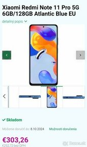 Xiaomi Redmi Note 11 PRO 5G Blue