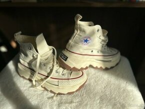 Converse - členkové tenisky béžové - 1