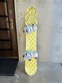 Snowboard Westige Royal 148cm a viazanie Gravity