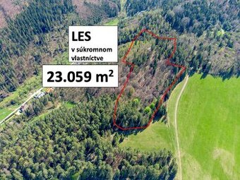 Spišská Nová Ves 23.059 m2 – LES v podiele 1/1