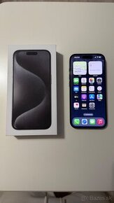 iPhone 15 Pro 128 GB Black , záruka 4/2026