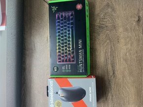 Razer huntsman mini (red switches) + Steelseries prime mini