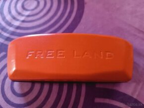 Oranžové puzdro na okuliare Free Land