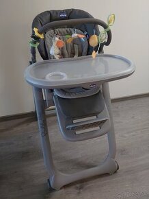 Jedálenská stolička CHICCO Polly Magic Relax - Graphite