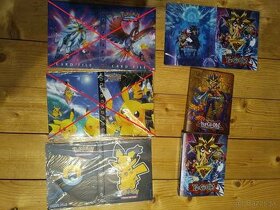 Predám albumy pre kartičky - Pokemon a Yu-gi-oh