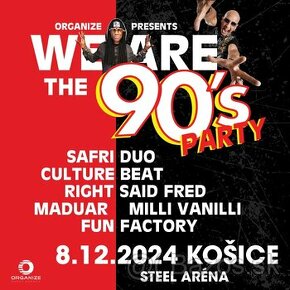 WE ARE THE 90s PARTY 8.12.2024