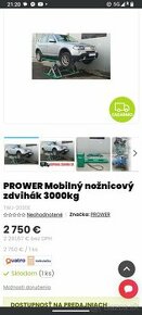 Mám na predaj nožnicovy zdvihák