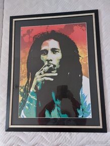 Krásny obraz Bob Marley kupovaný v UK